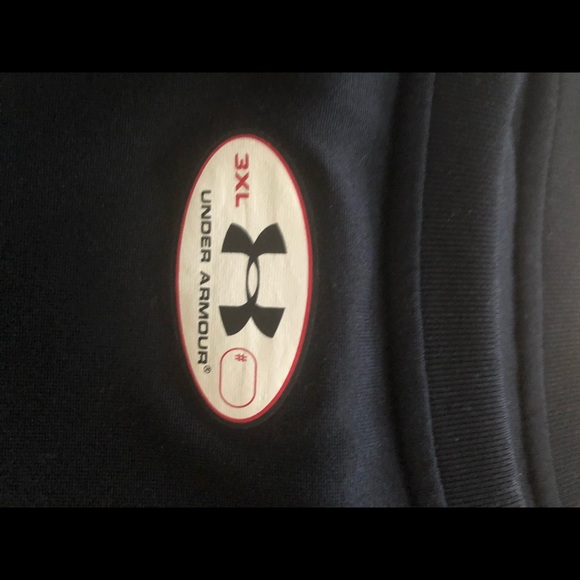 Lot of 3 men’s black under armour shirts - Picture 3 of 4